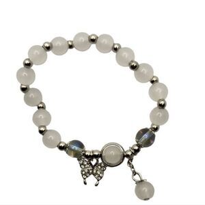 Charm glass beaded butterfly bracelet‎